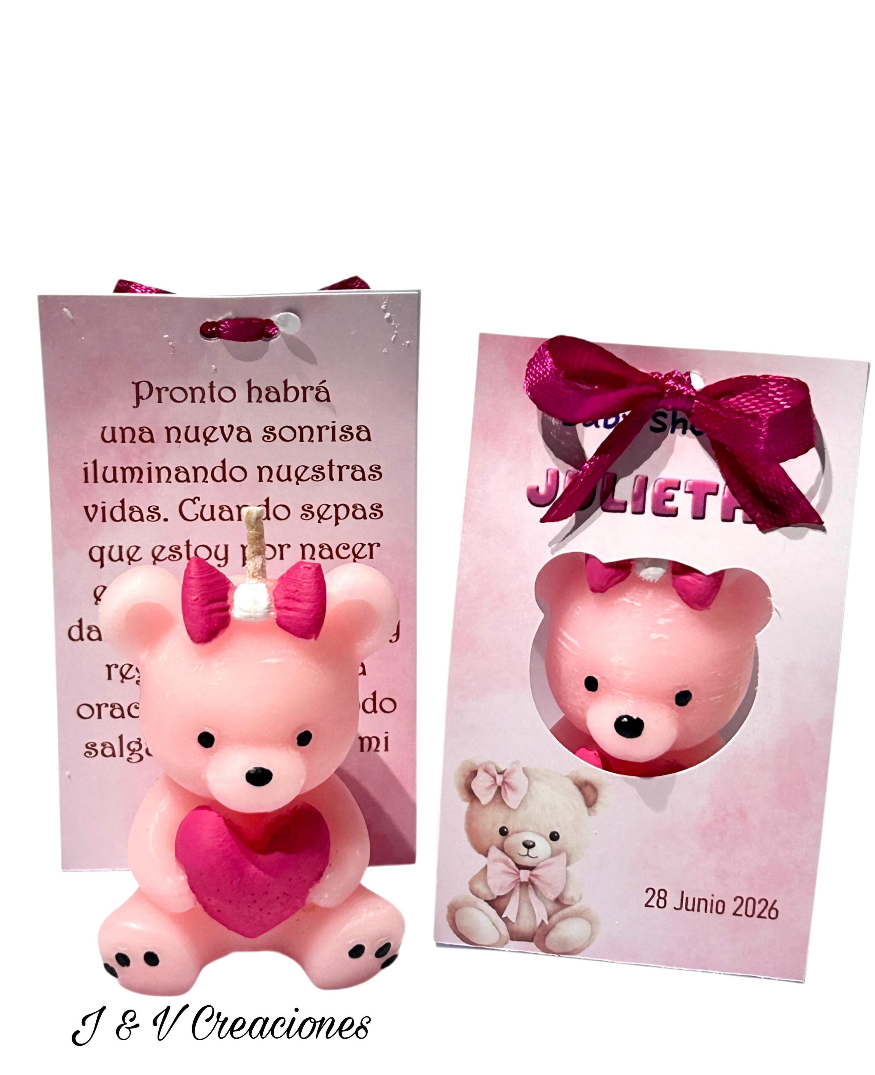 Velas Winnie Pooh 3D Personalizadas Baby Shower